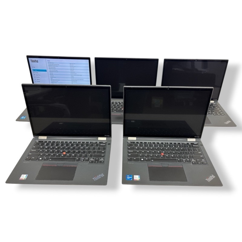 5x Lenovo ThinkPad X13 Yoga Gen 2 13″ i5-1145G7 16GB 256GB SSD No OS Laptop Lot