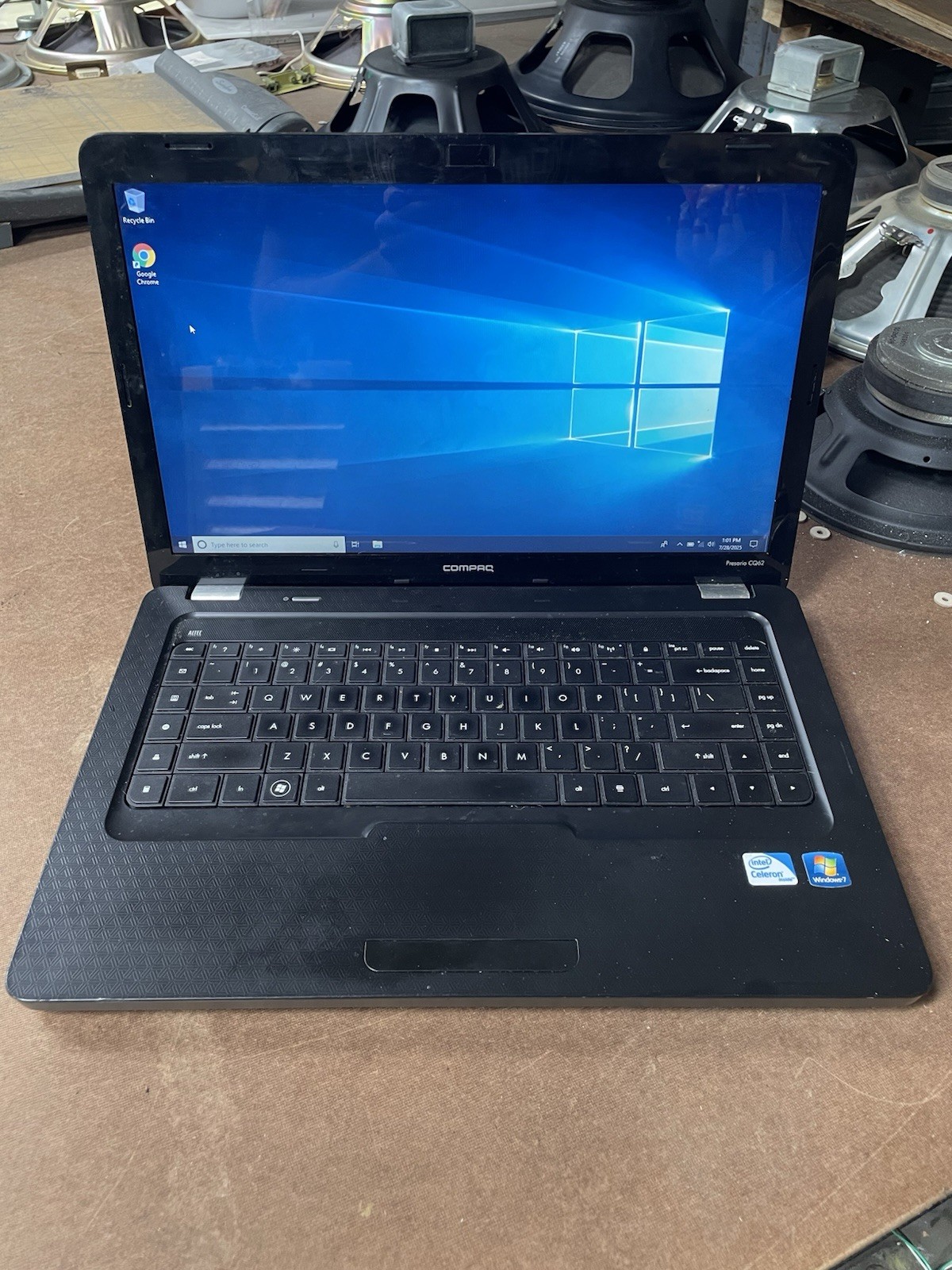HP Compaq Presario CQ62 15.6” WINDOWS 10 Intel Celeron 900 4gb Ram 420gb SSD