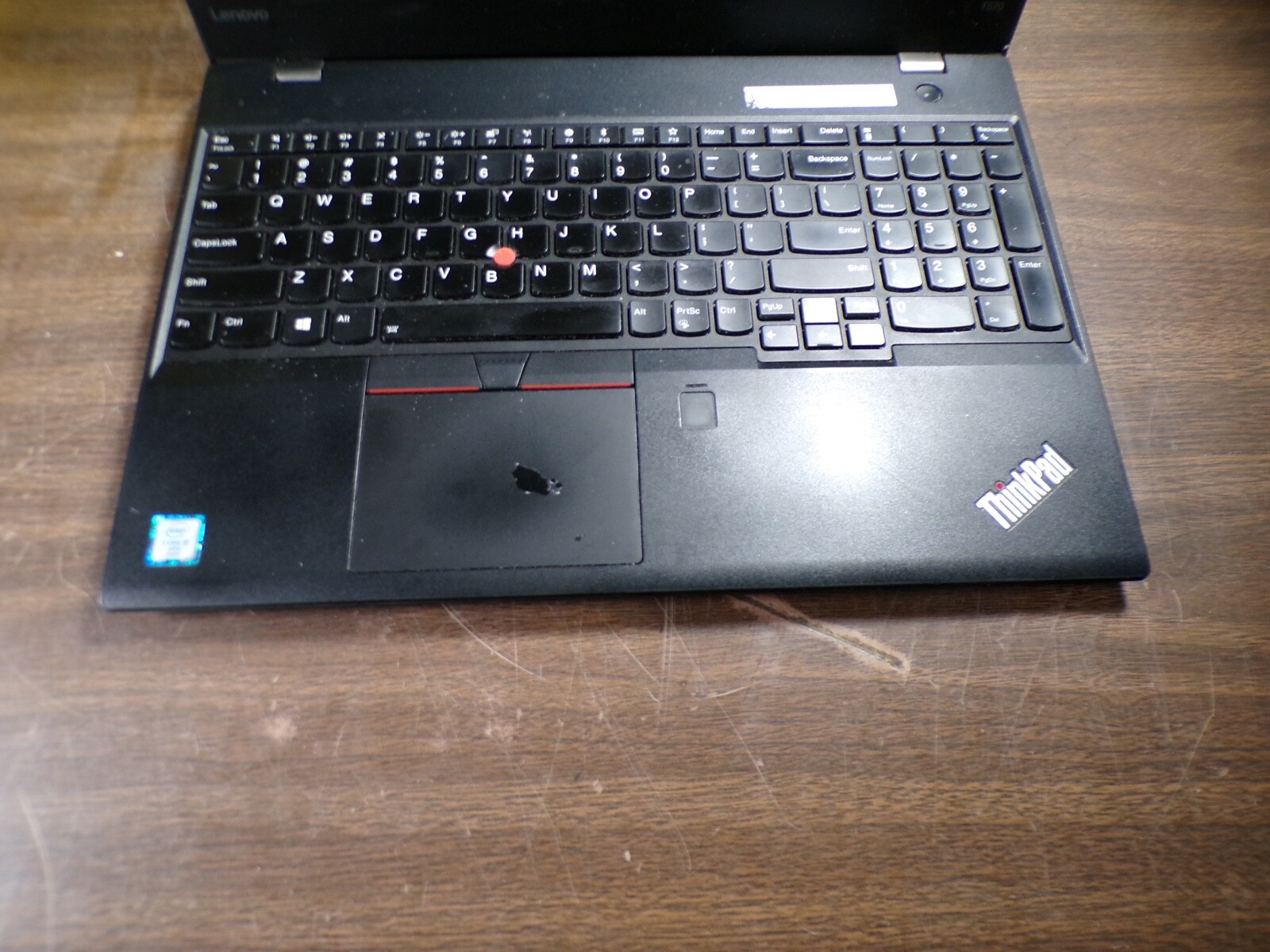 THINKPAD LENOVO T570 INTEL CORE i5-6300U 2.40GHZ 4GB RAM **NO HD/ NO CADDIE