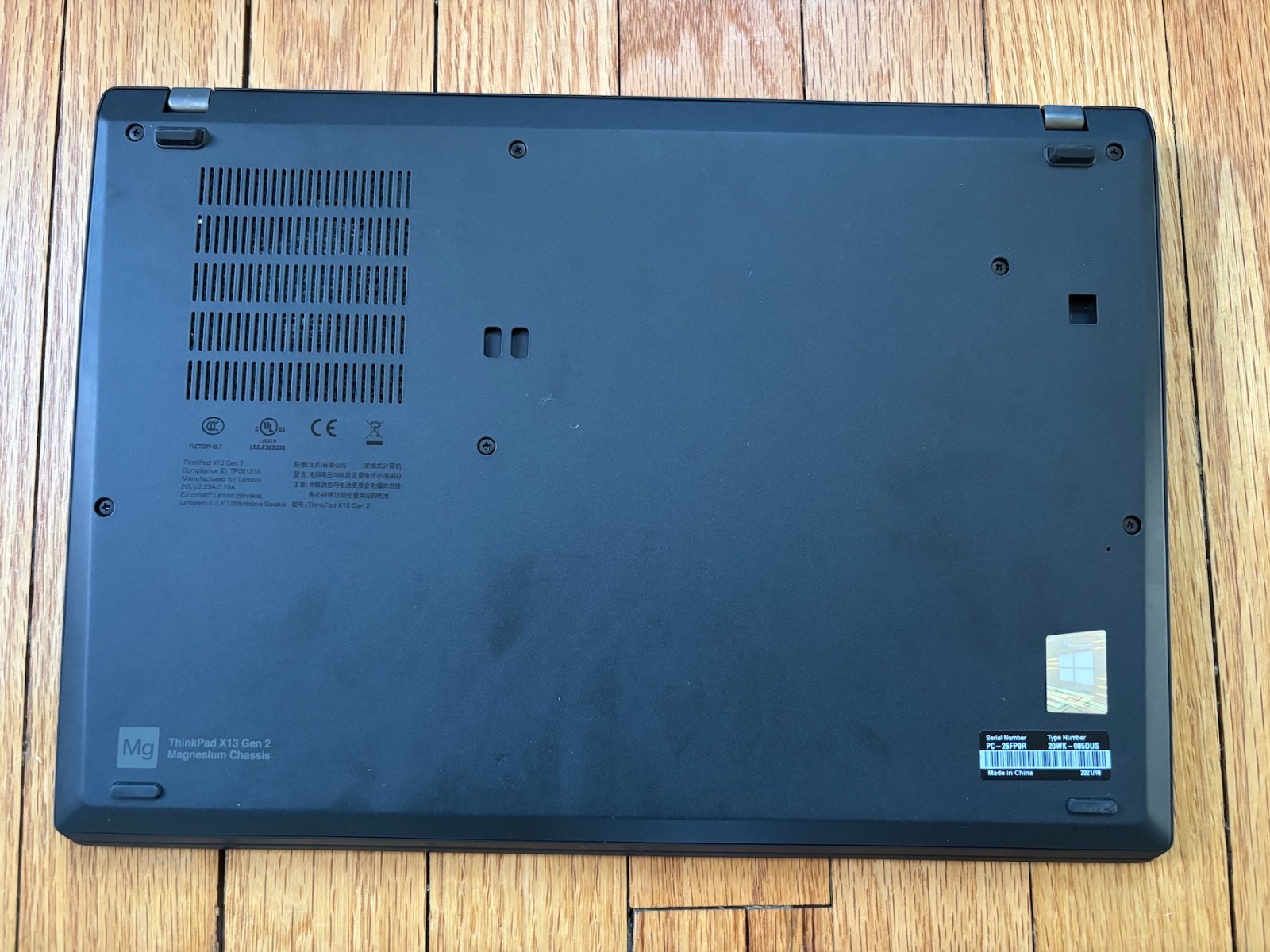 Lenovo ThinkPad X13 Gen 2, 512GB SSD, Intel Core i5, 16GB RAM