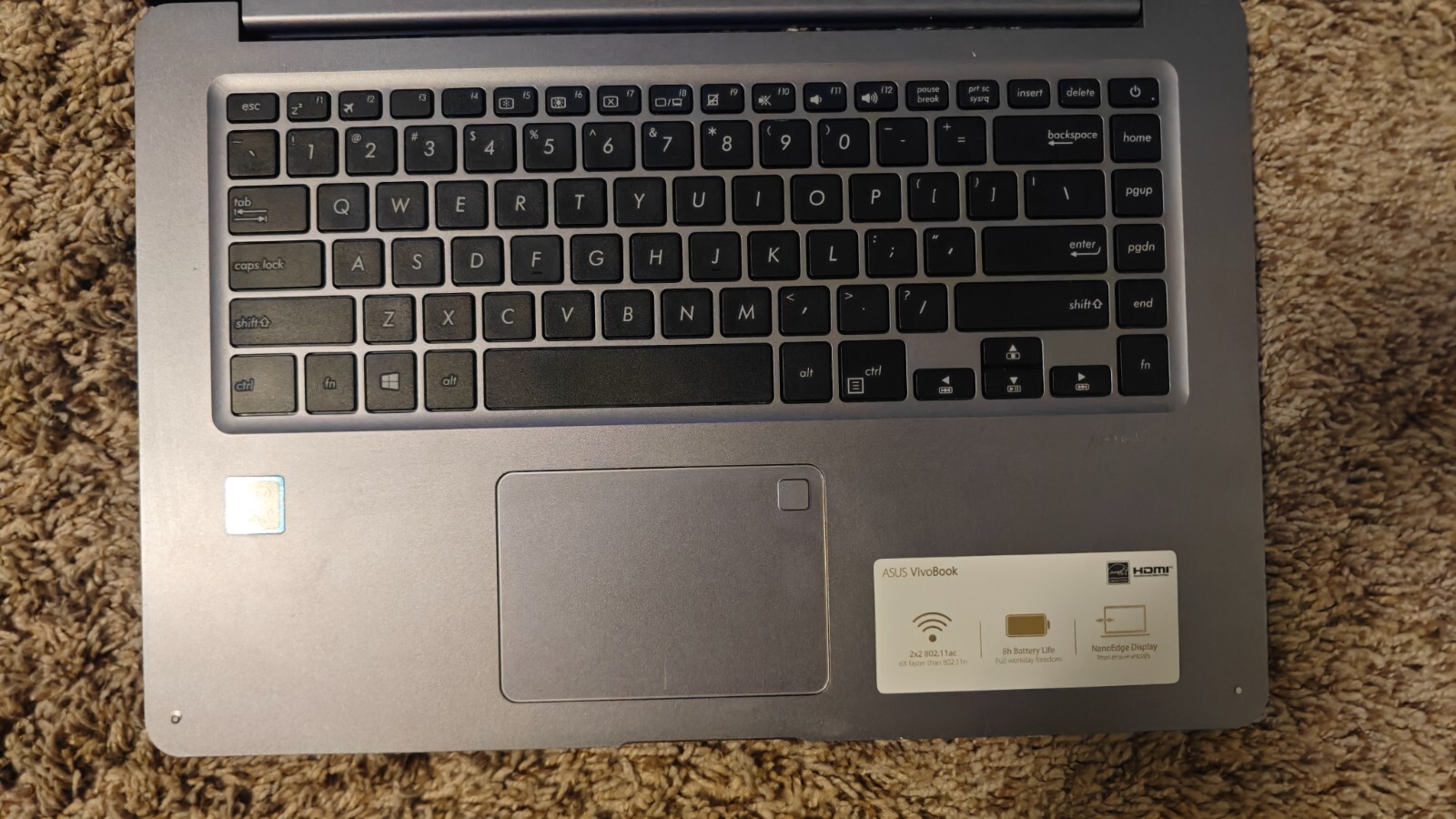ASUS Vivobook X510UAR Ultra Laptop 15.6 Full HD | i5-8250U | 500GB SSD | WIN 11