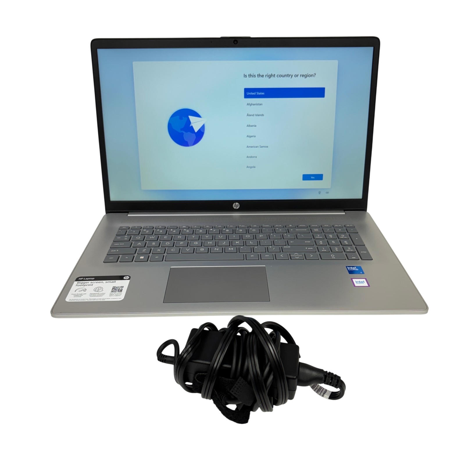 HP Laptop 17-cn4010nr Win 11 Intel Core i3-100U 1.20GHz 8GB RAM 256GB SSD 17.6″