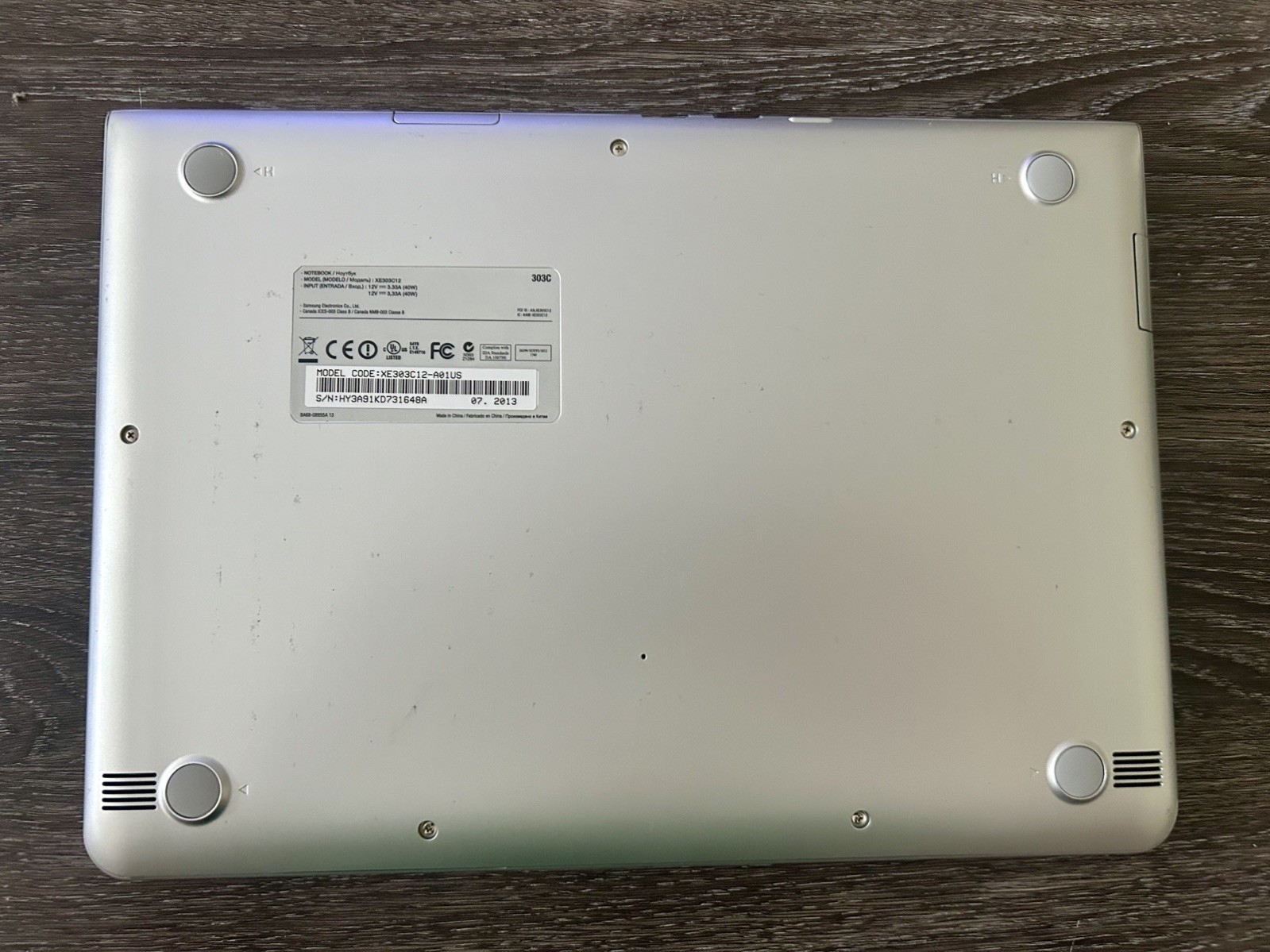 Samsung Chromebook XE303C12 11.6″ Laptop Intel 2GB Ram 16GB SSD WiFi USB HDMI