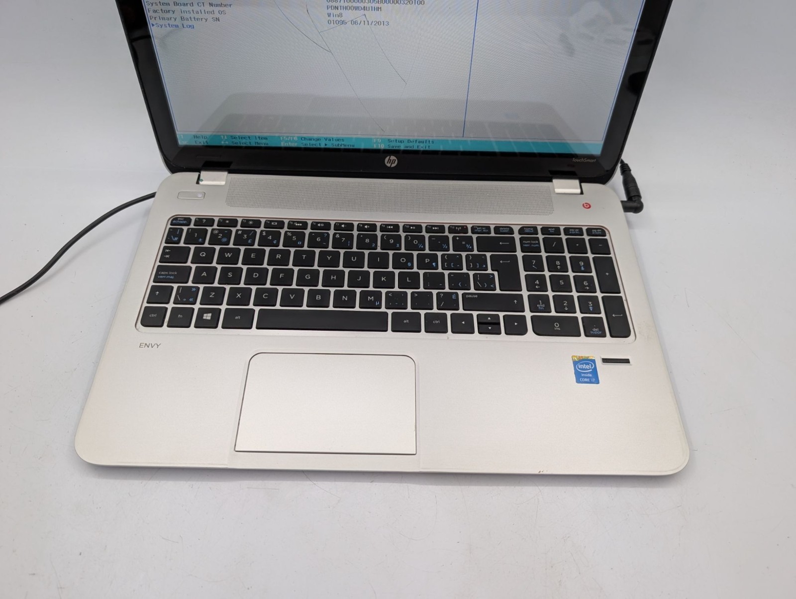 HP Envy TouchSmart 15-J073CA 15.6″ Laptop i7-4700MQ 4GB RAM For Parts