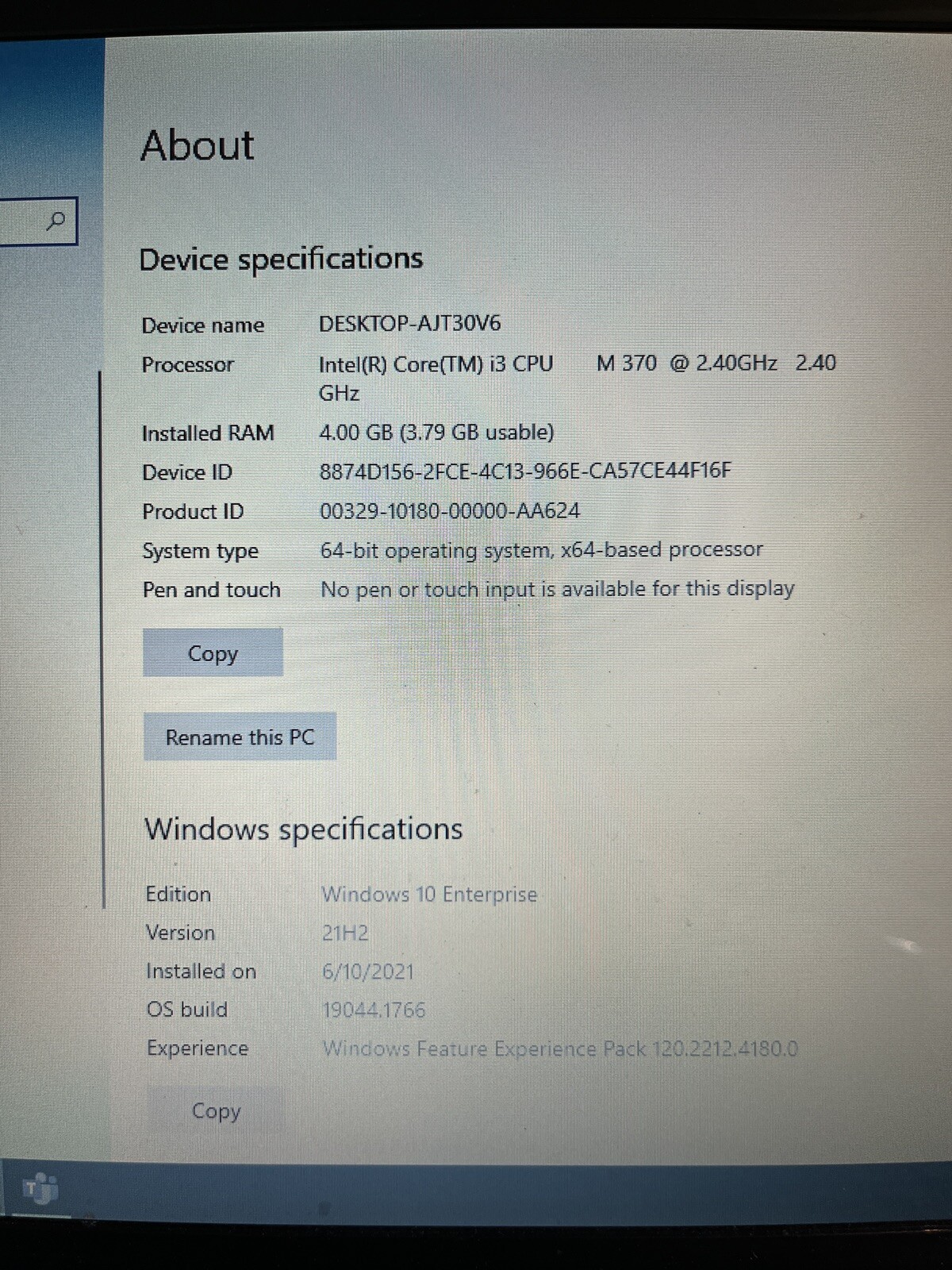 ASUS K52F 15.6″ Intel Core i3 M370 2.40ghz 4GB RAM 500GB HDD – NO BATTERY