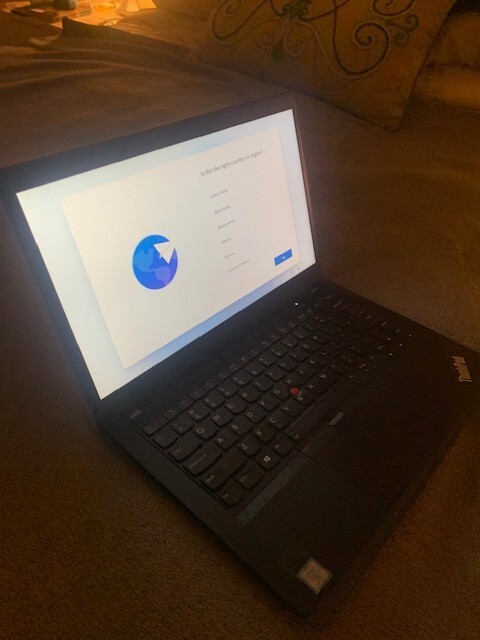 *REFIRBISHED* 14in. Lenovo ThinkPad 4T80 black CHASSIS 2019 Laptop