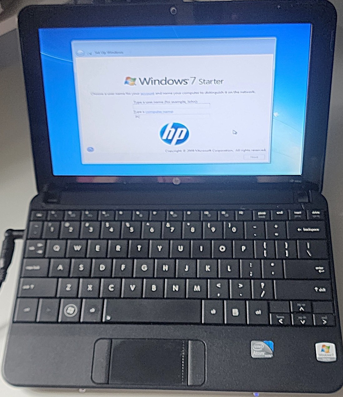 HP Mini 110-1144NR 10.1″ Laptop Netbook 250GB SSD 2GB RAM+Chrgr, Upgrades, Works