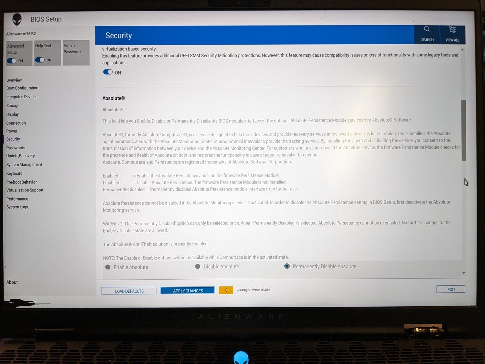 DELL ALIENWARE M16 R2 ULTRA 7 155H @ 1.4 GHz, NO RAM/HDD/OS – (FOR PARTS)