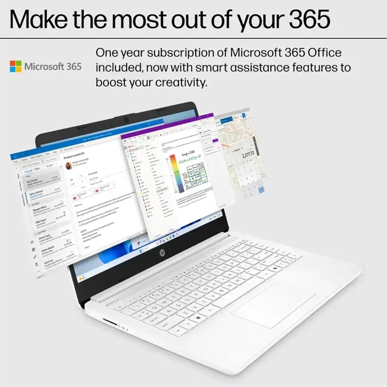 HP 14″ Business Laptop,Intel Celeron N4500,4GB RAM,64GB eMMC,1-Year Office 365