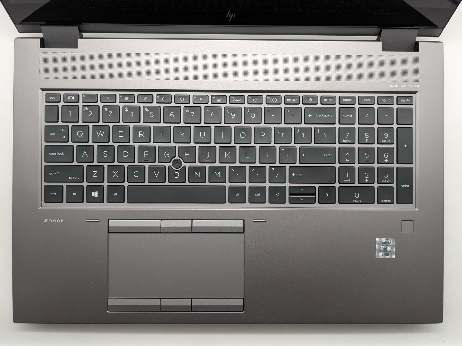 HP ZBook Fury 17 G7 17″ UHD 4K Touch I7-10850H 512GB SSD 16GB W11P Webcam FPR