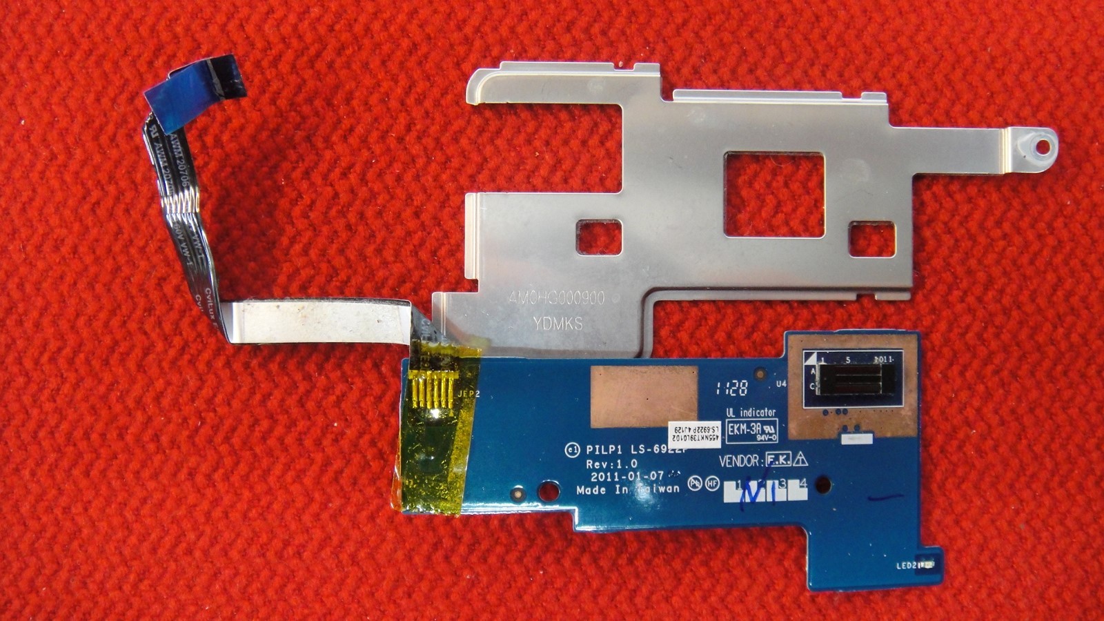 Lenovo E420s Laptop Finger Printer Reader PILP1 LS-6922P 4J129