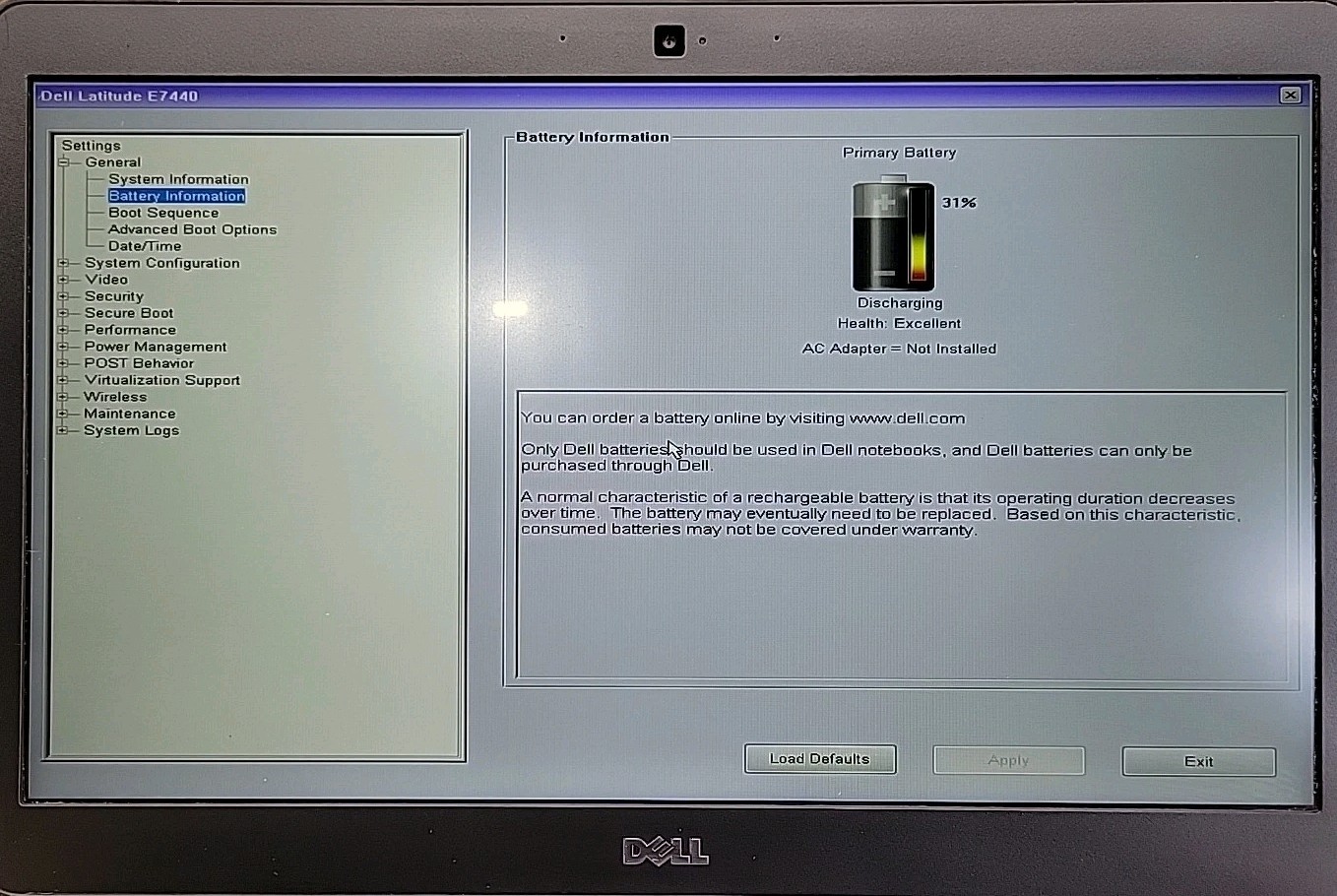 Dell Latitude E7440, Intel Core i7-4600U @ 2.1GHz, 16GB RAM, NO SSD, NO OS