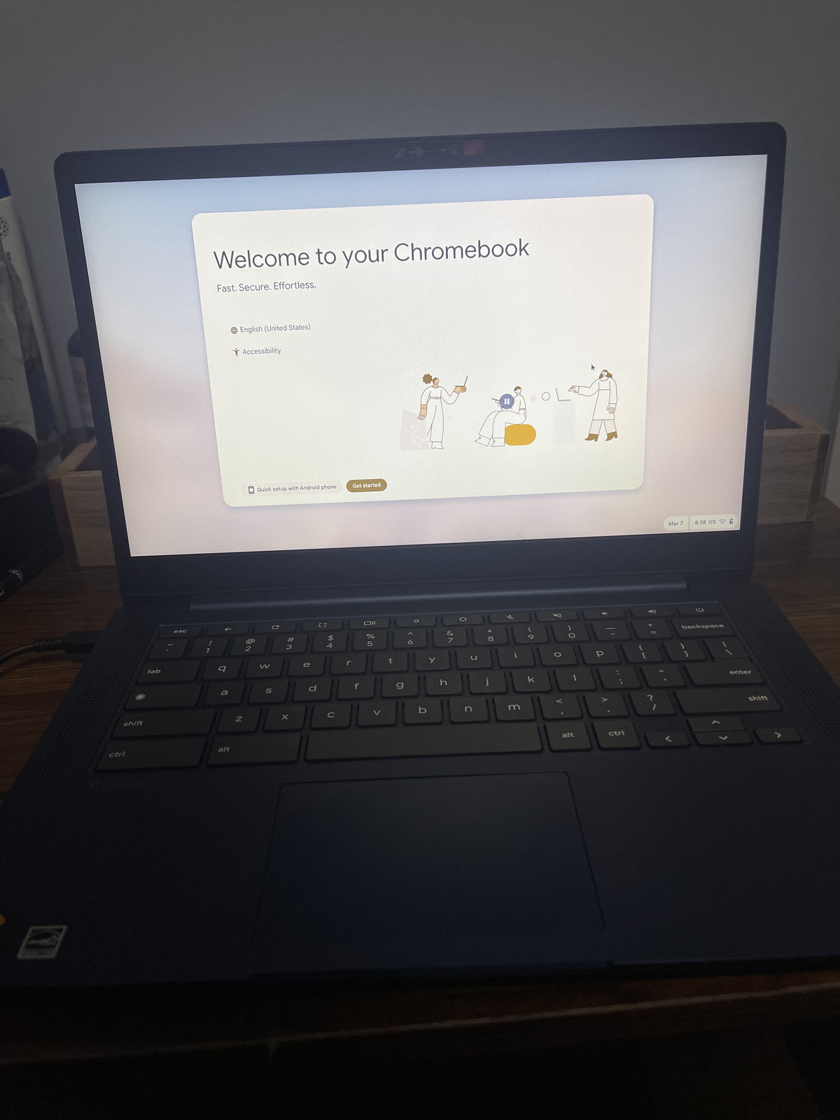Lenovo IdeaPad Slim 3 Chromebook 14 4GB 64GB eMMC ChromeOS Blue