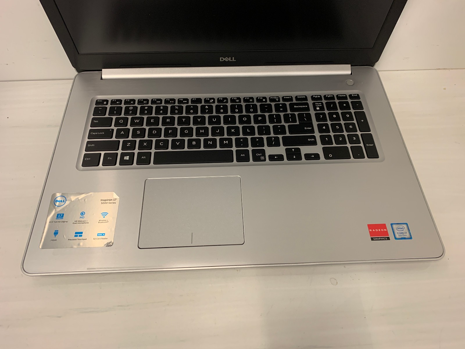 Dell Inspiron 17 5770 17.3″ FHD Laptop i7-8550U 16GB 256GB SSD + 2TB HDD Win11