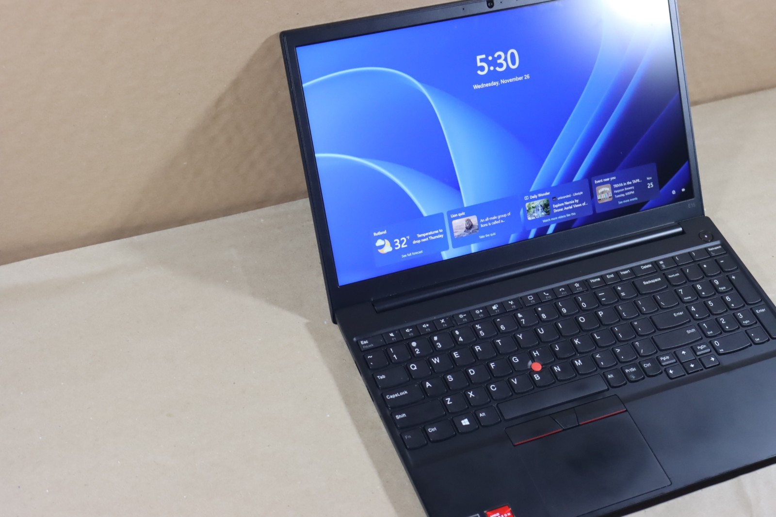 Lenovo ThinkPad E15 2nd Gen 15.6″ (256GB SSD, AMD Ryzen 7 4000 Series, 16GB Ram)