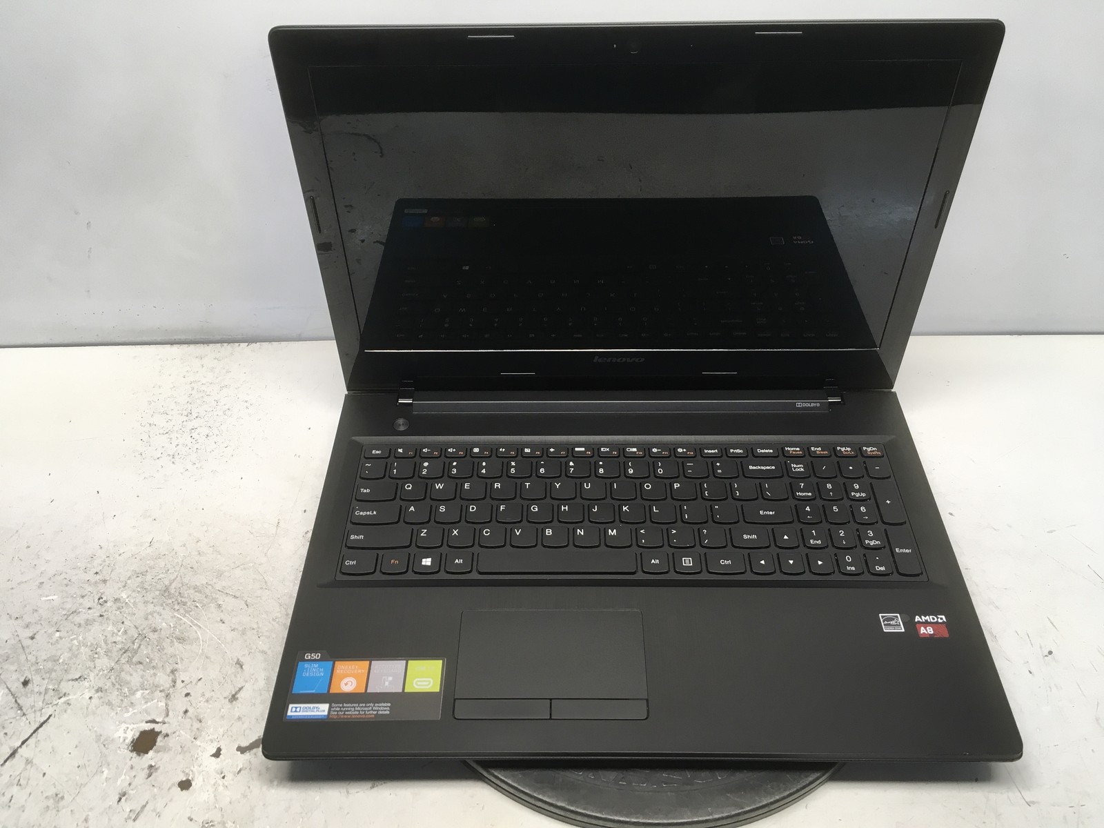 Lenovo G50-45 AMD A8-6410 2GHz 6 GB NO HDD No Batt