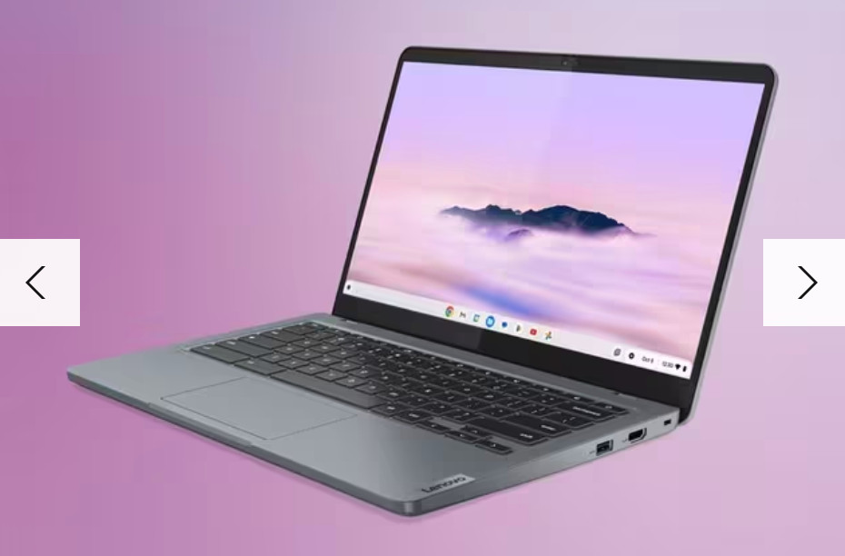 Lenovo IdeaPad Slim 3 Chromebook Plus Laptop, Intel Core i3 Processor, 8GB RAM