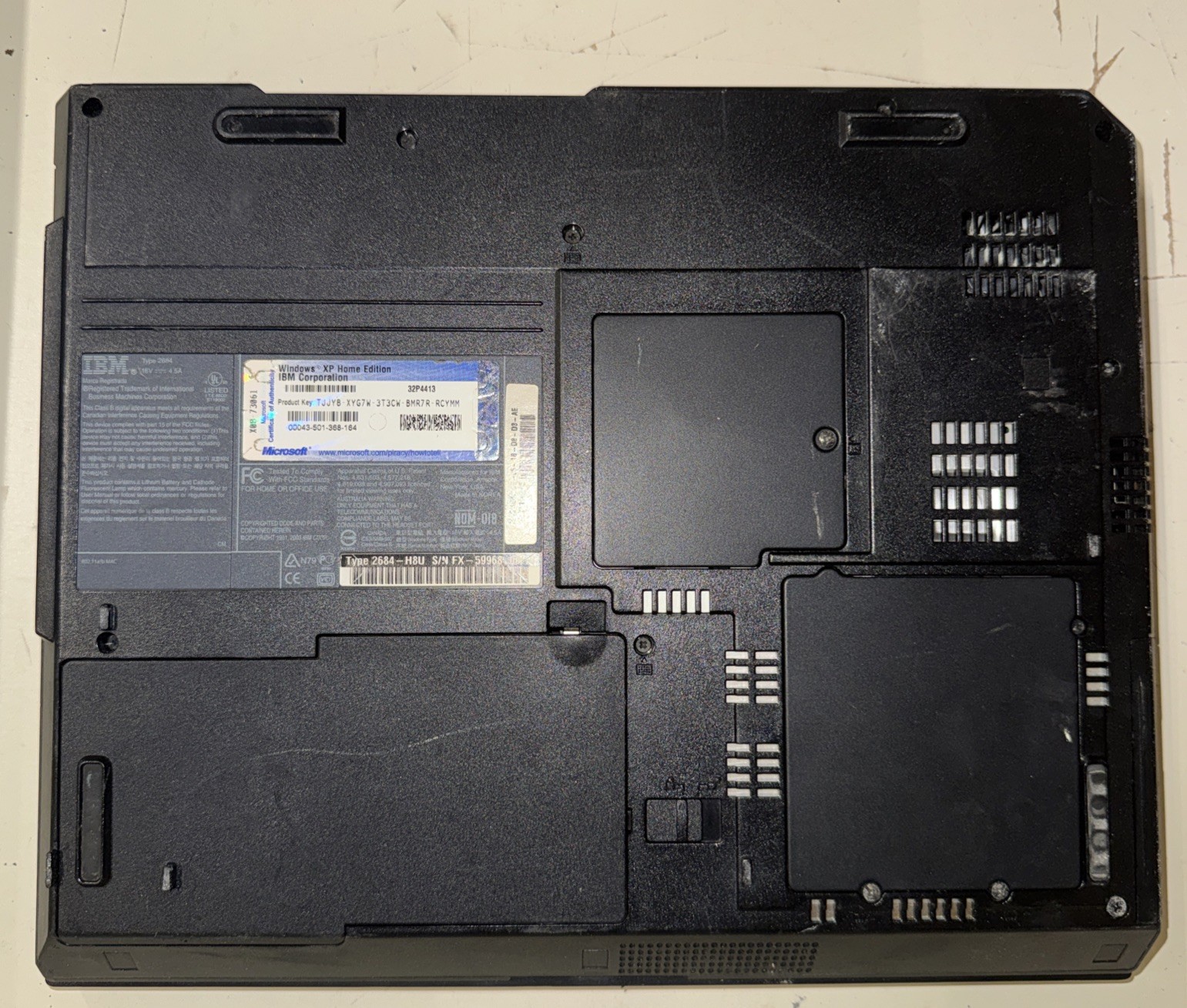 Ibm Thinkpad R40e For Parts Or Repairs Untested