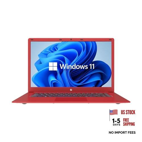 15.6″ Full HD Intel 4GB RAM 64GB SSD Laptop with Windows 11 – Red