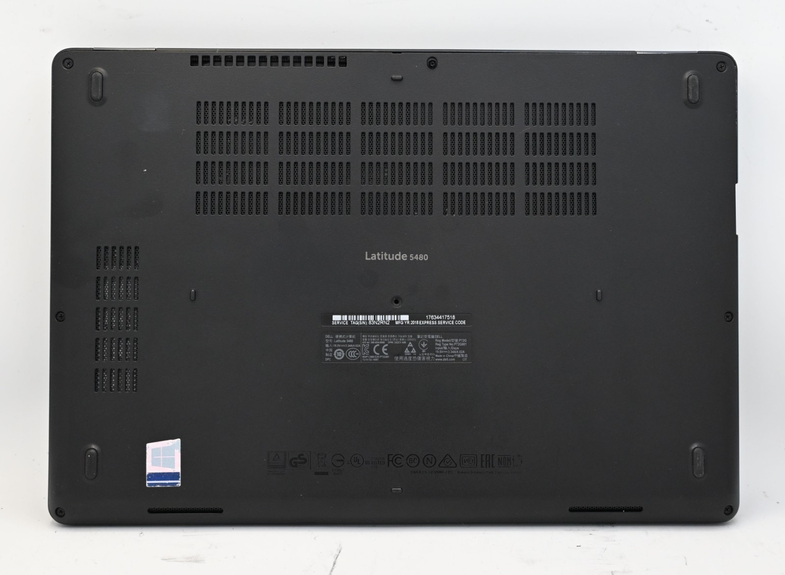 Dell Latitude 5480 i7-6600u 2.6GHz 8GB RAM 128GB SSD Windows 10 Pro