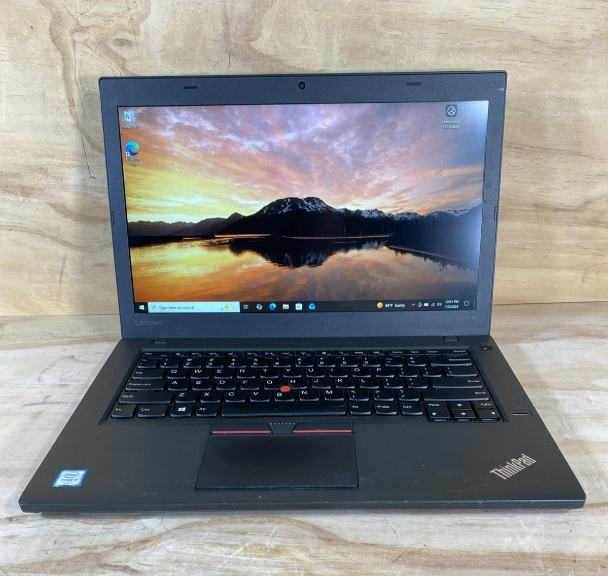 Lenovo Thinkpad T460s i7-6600 2.6GHz 8GB RAM 256GB SSD – Windows 10 Pro