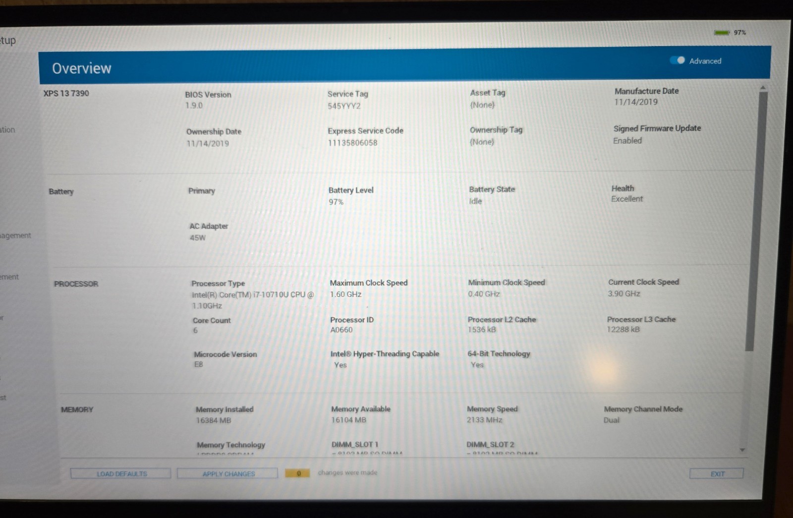 Dell XPS 13 7390 Laptop | Intel i7-10710U | 16GB RAM | 512GB SSD | Win 11