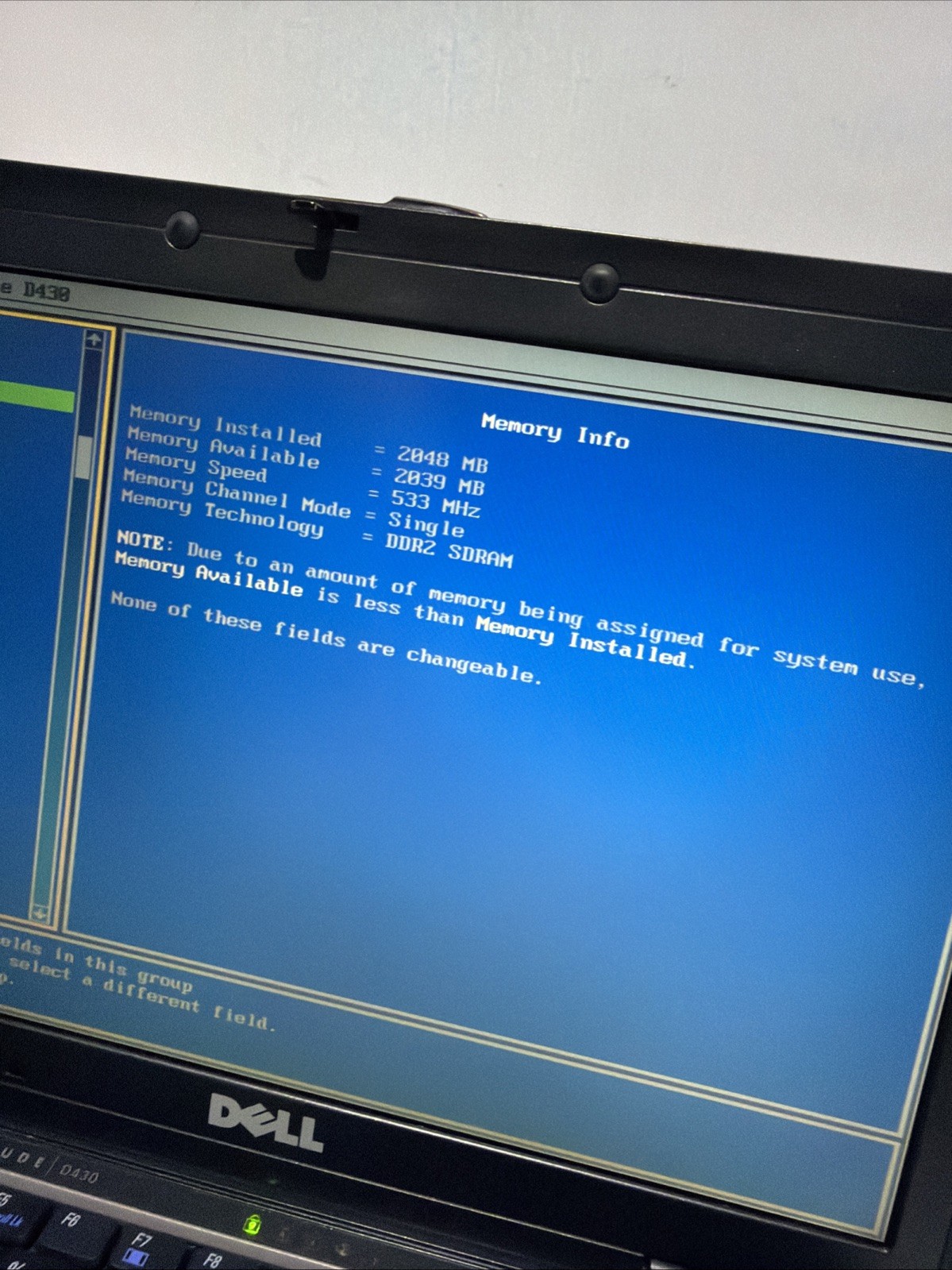 Dell Latitude D430 12″ Laptop Core 2 Duo 2gb Ram No Drives Boots Bios NO P/S