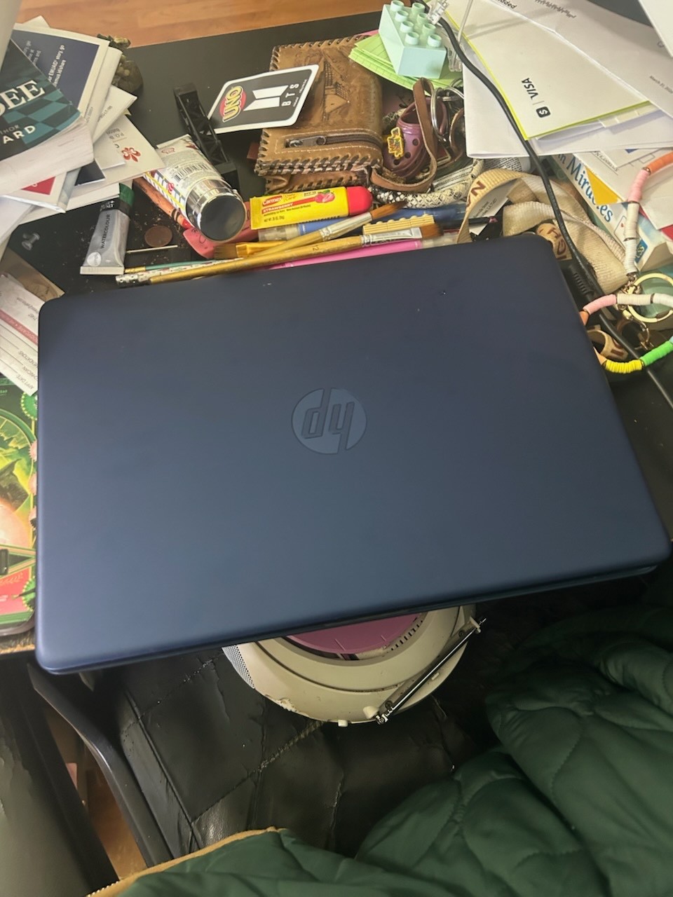 HP 14 inch HD Windows Laptop AMD Athlon 7120 4GB RAM 128GB SSD Blue