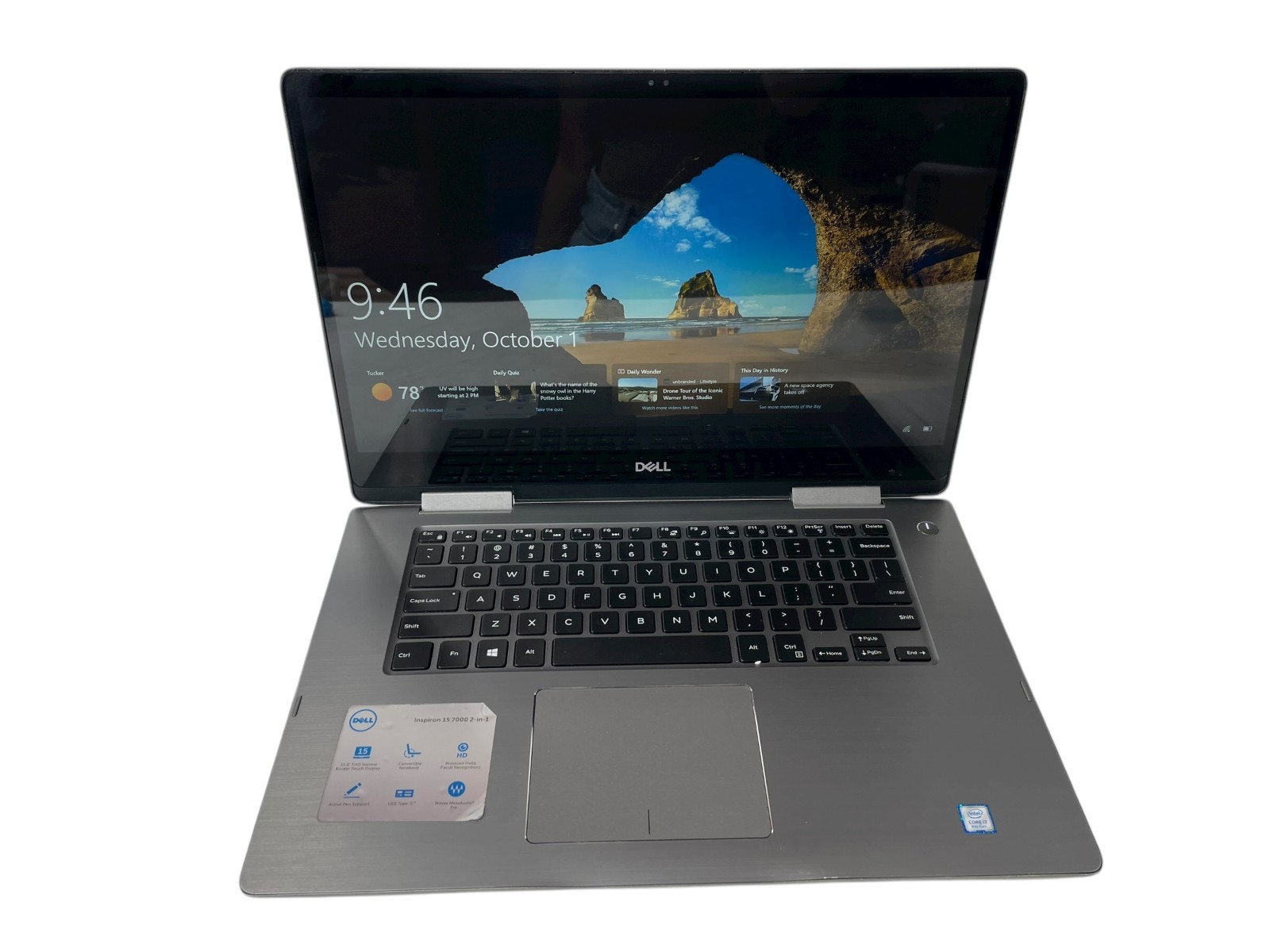 Dell Inspiron 15 7000 2-in-1 Intel i7-8550U 12 GB 1.8 TB HDD WIN 10