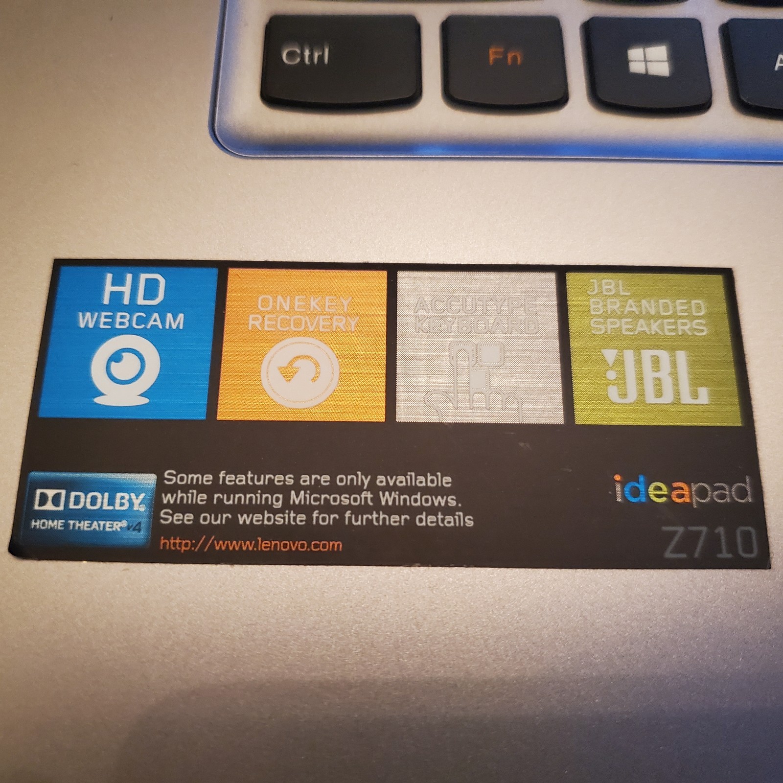 Lenovo Ideapad Z710 i7 17.3″ NIVIDIA GeForce GT 745M 16GB RAM 1 TB SSD Win 10