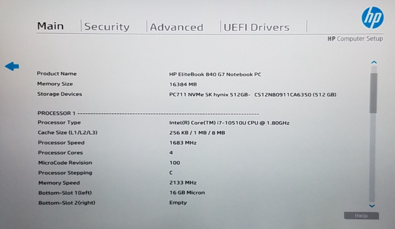 HP EliteBook 840 G7, 14-inch, i7 10th Gen CPU, 16GB RAM, 512GB NVMe, Lot of 4
