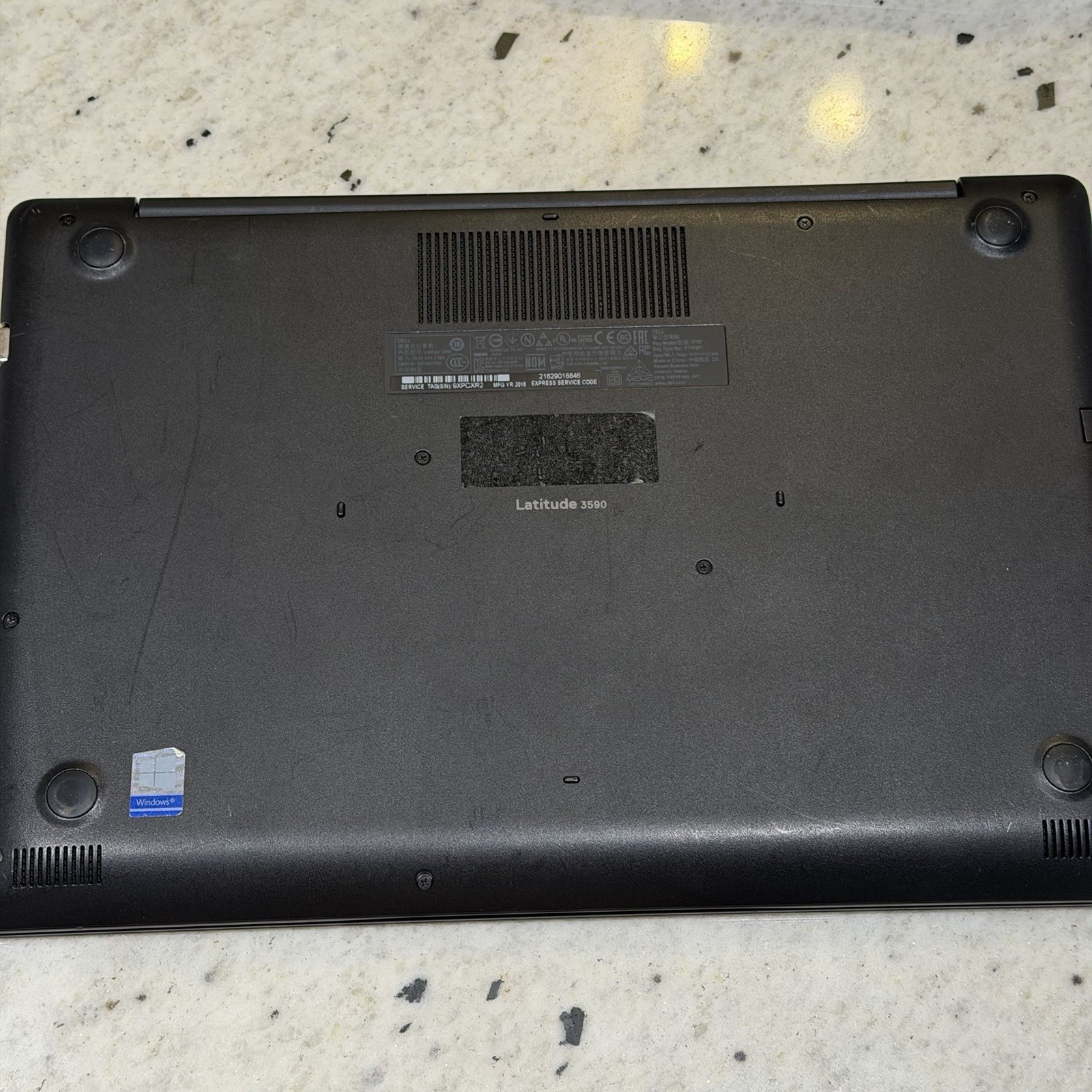 Dell Latitude 3590 i5-8250U 1.6GHz No RAM/No HDD Tested To Bios Boot