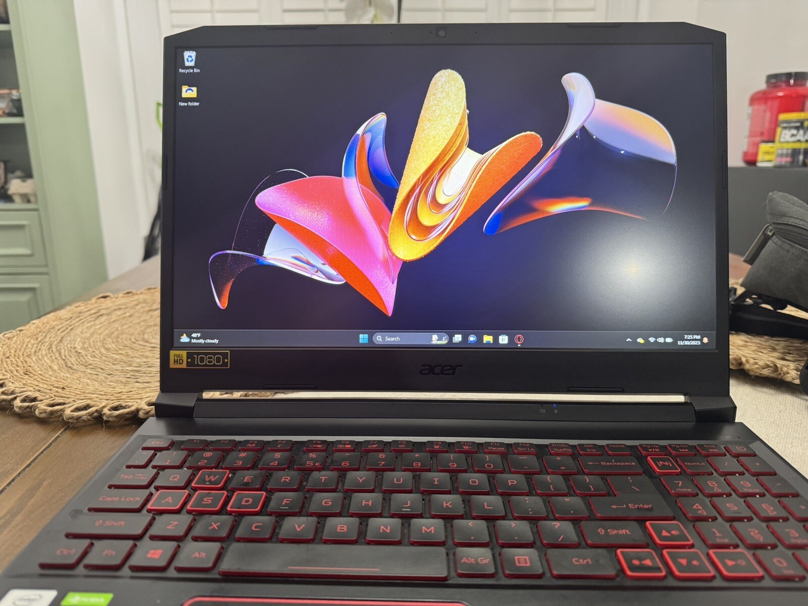 Acer Nitro 5 15.6″ (256GB SSD, Intel Core i5 11th Gen., 4.50 GHz, 8GB,…