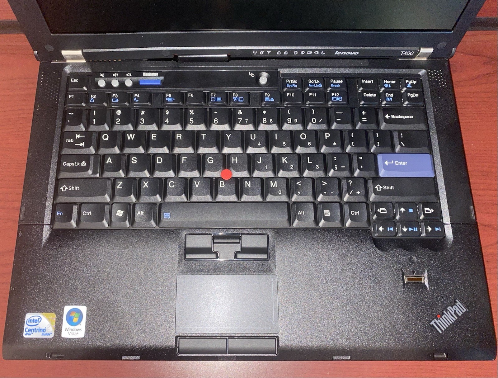 2 Lenovo ThinkPad T400 Laptops Intel Core 2 Duo P8400 8gb RAM 120 Gb HDD