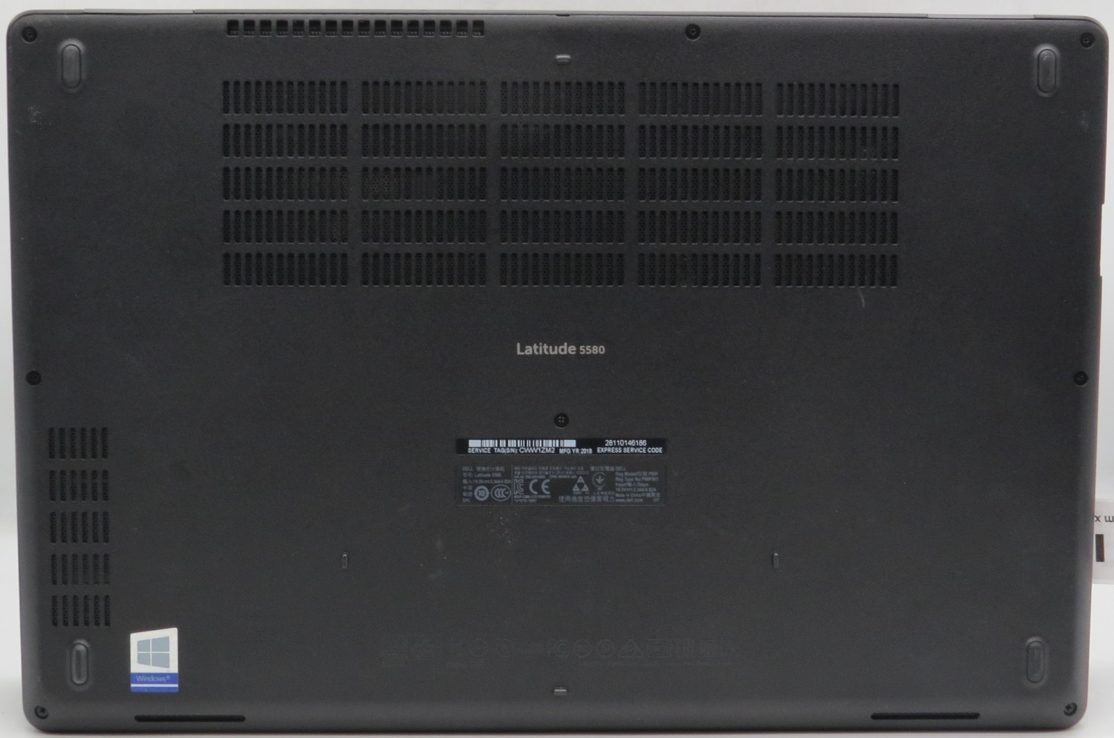 Dell Latitude 5580 _ i5-6440HQ @ 2.6 _ 8GB RAM _ No SSD / OS