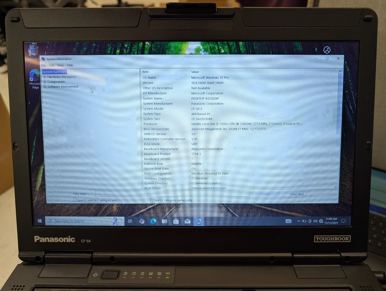Lot Of 2 Toughbook Panasonic CF-54 MK3 Core i5-7300U 8Gb 512GB SSD Win10 Pro-3