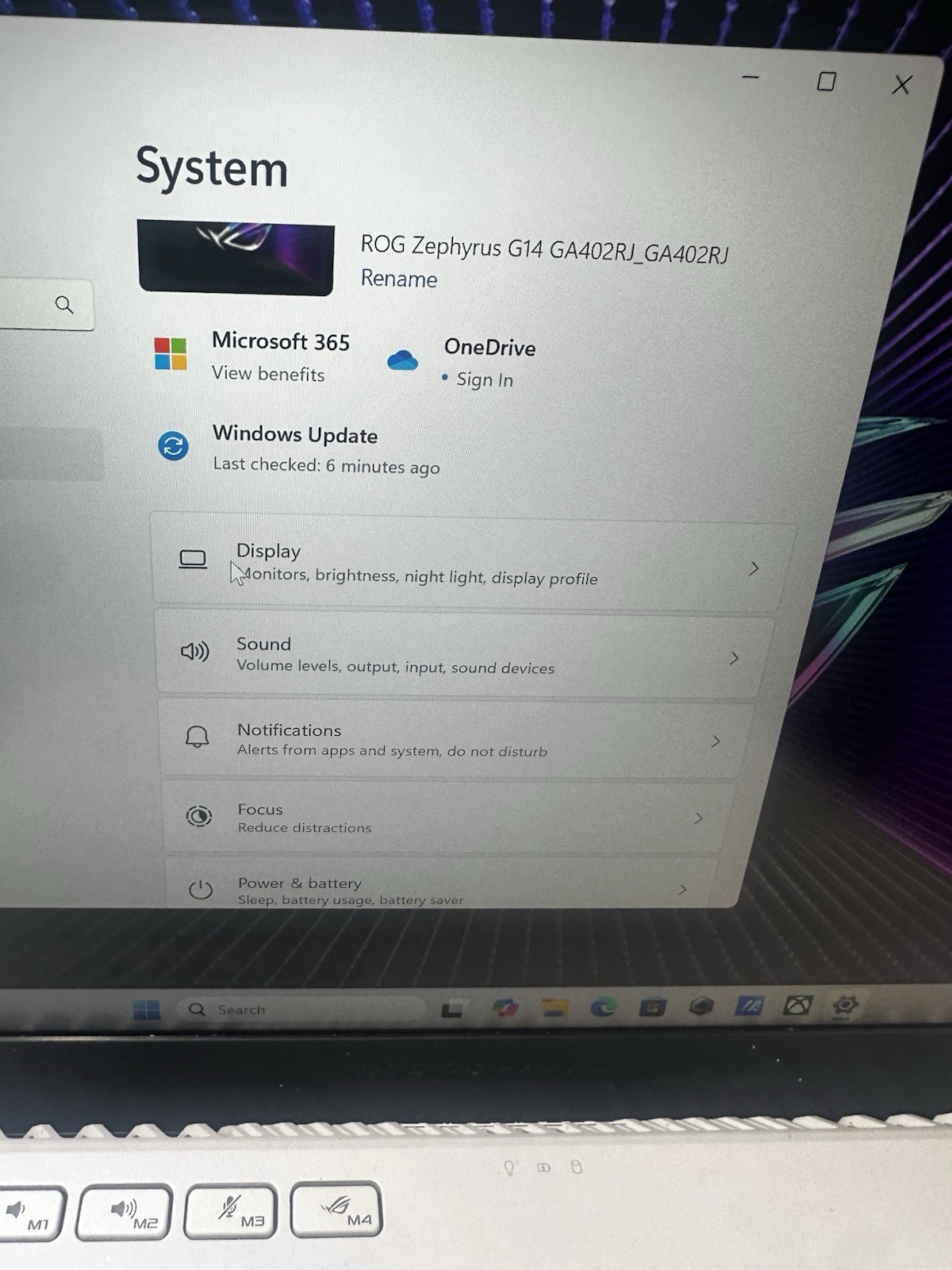 ASUS ROG Zephyrus G14 (GA402RJ) – Ryzen 9 6900HS – 16GB DDR5 – 1TB SSD