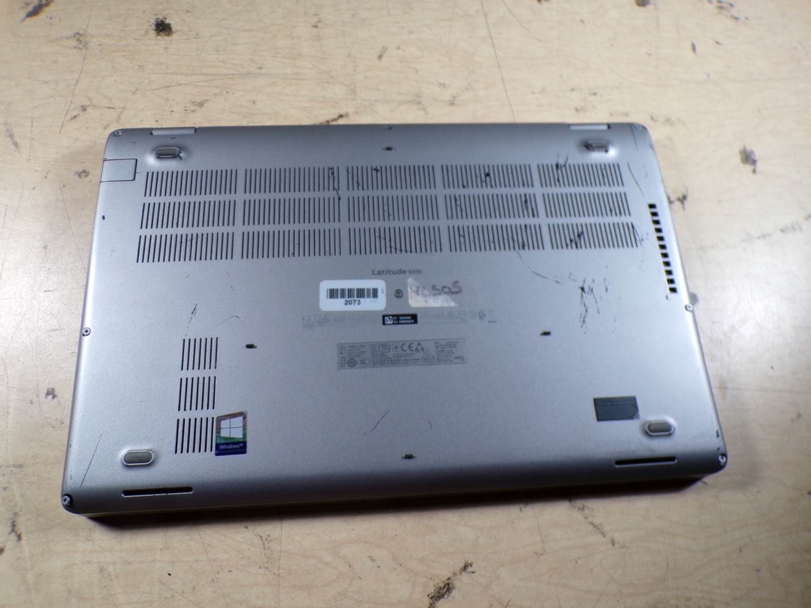 DELL LATITUDE 5510 INTEL CORE I5-10210U 1.60GHZ 8GB RAM **NO HD/ NO CADDIE