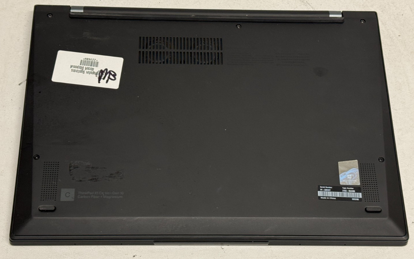 Lenovo ThinkPad X1 Carbon 10th Gen (i5-1235u – 16GB RAM – 256GB SSD – Win11Home)