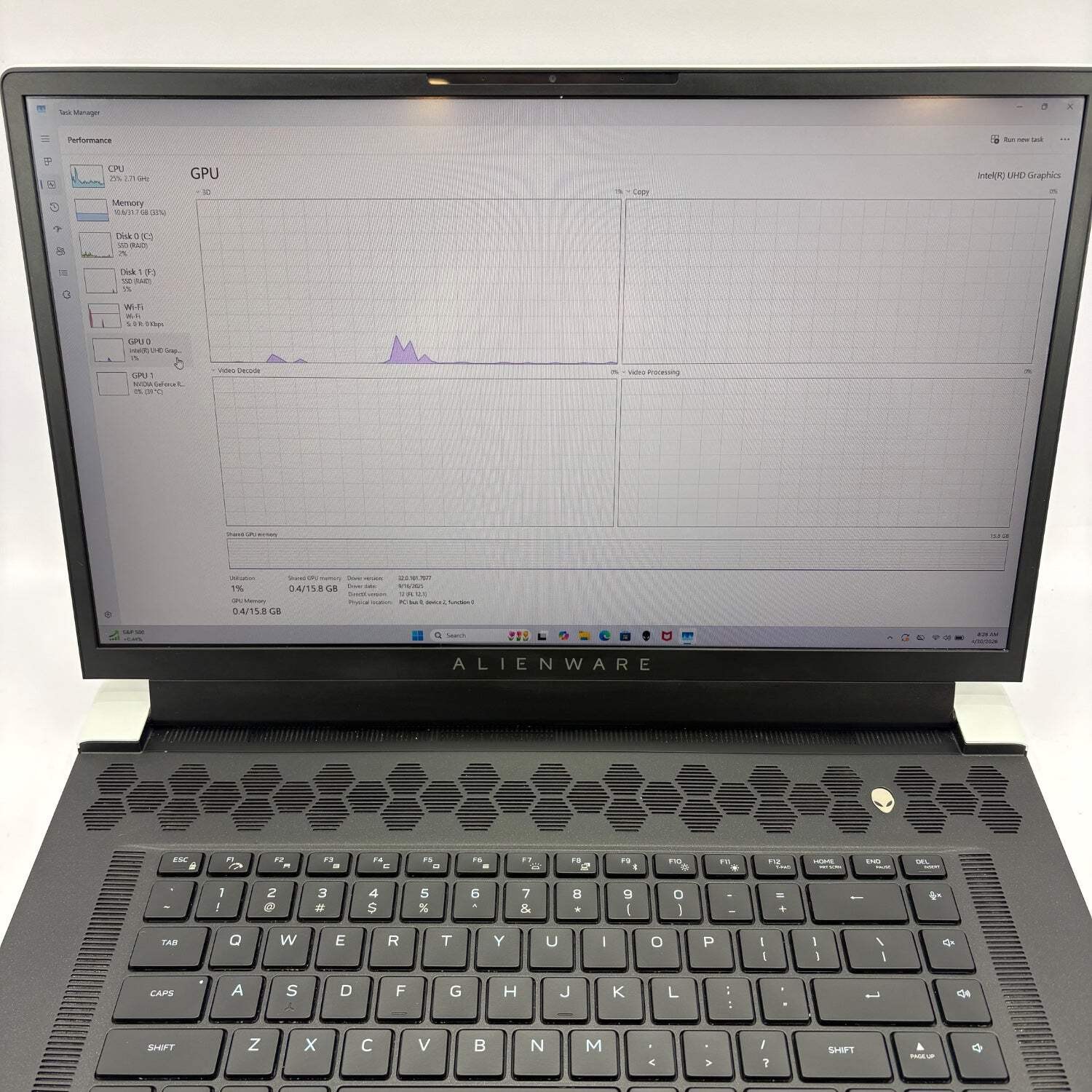 Alienware x17 R1 17.3″ i7-11800H 4.6GHz 32GB RAM 1TB + 500GB SSD RTX 3070