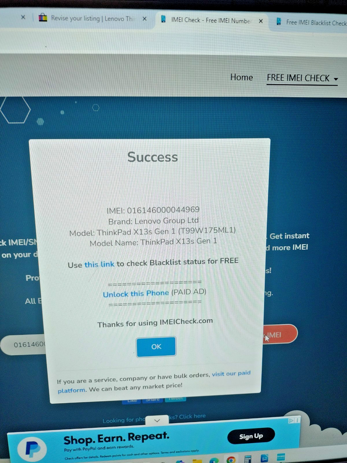 Lenovo ThinkPad X13s Gen1 5G 13.3″ TOUCH Snapdragon 8cx Gen3 3GHz 16GB 512GB