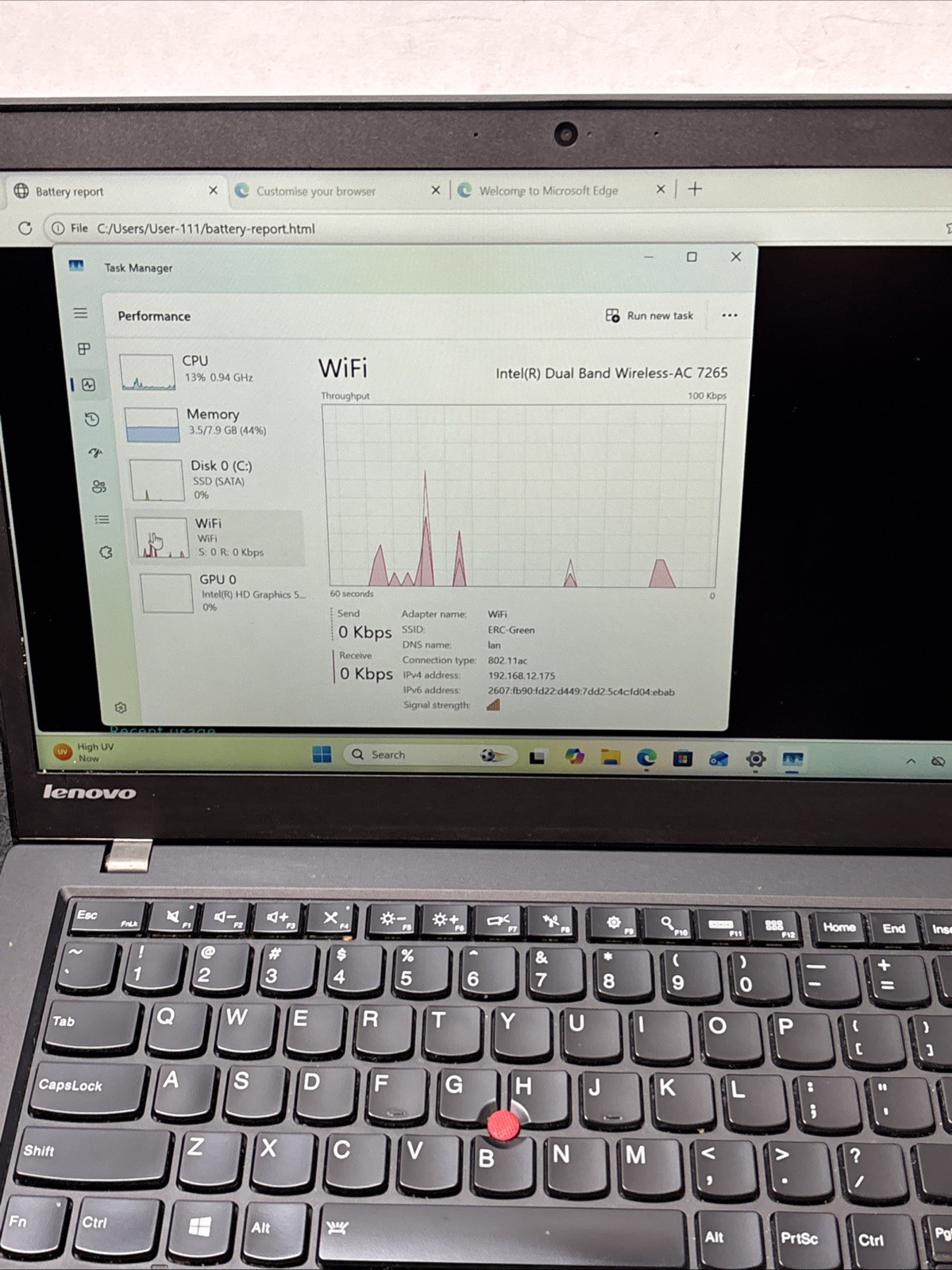 Lenovo ThinkPad T450s 14″ i5-5200U, 256GB SSD, 8GB RAM, FP Reader, Win 11 *NICE*