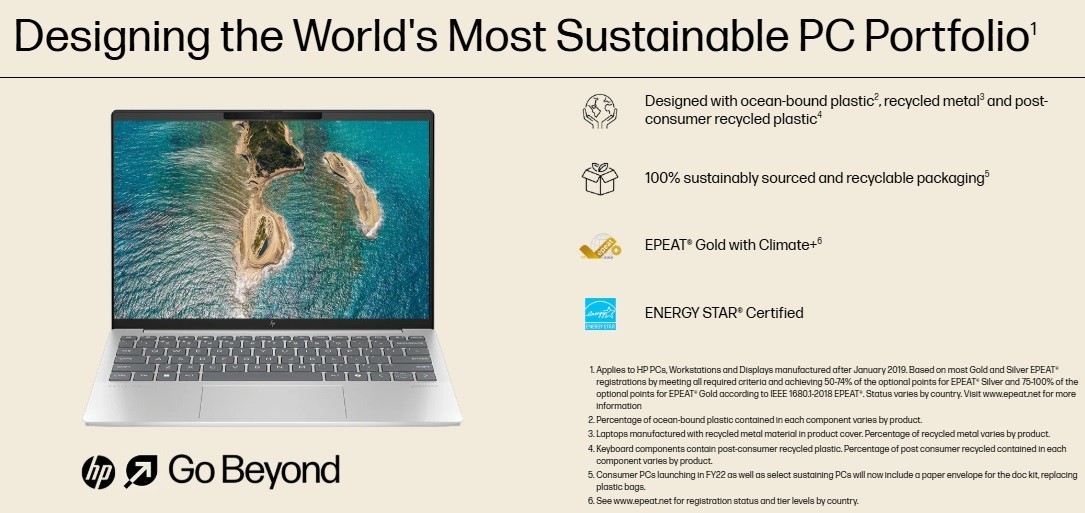 HP Pavilion 13z-bg000 Laptop PC 16″ R7 8840U 16GB 1TB SSD Backlit Key W11