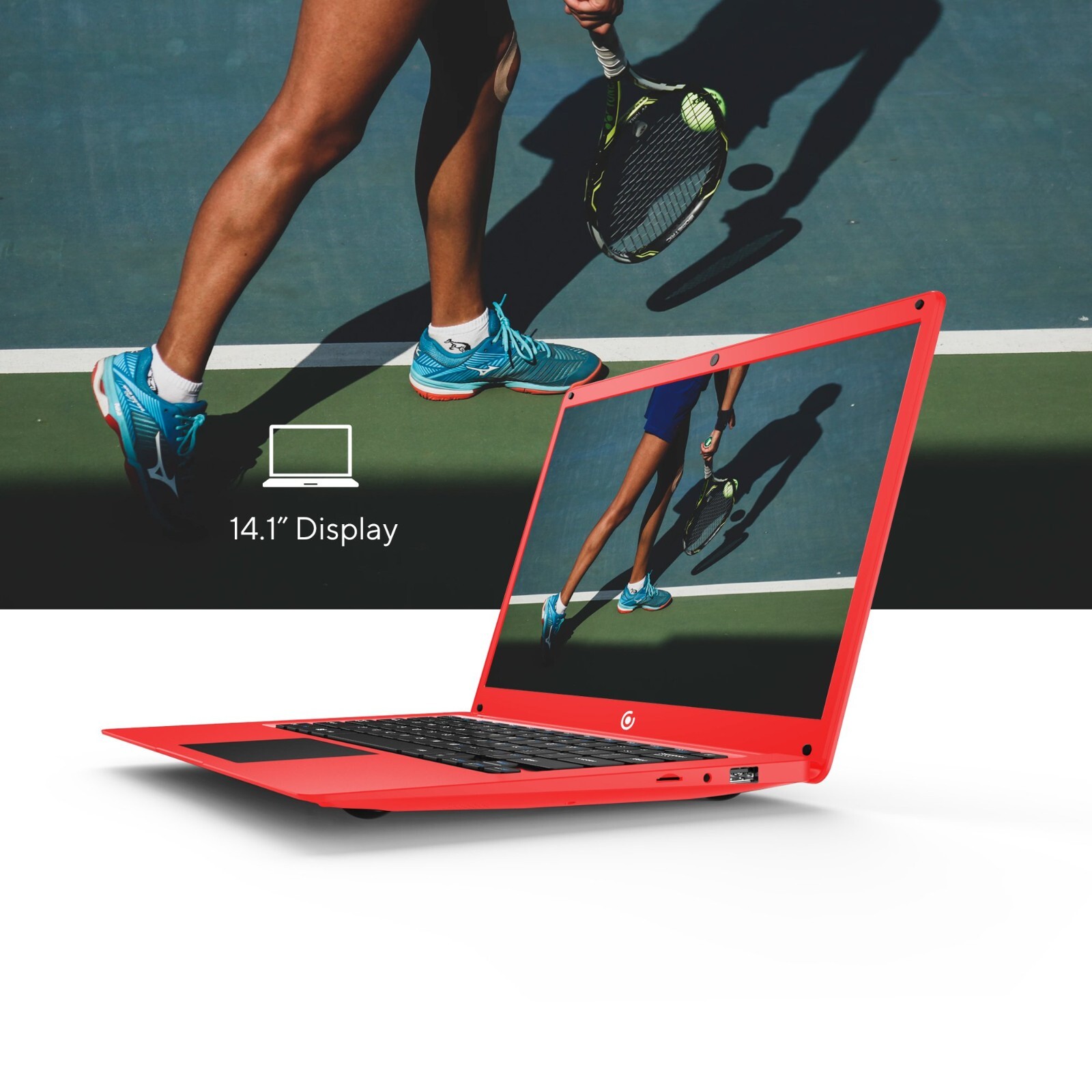 Core Innovations Red 14.1″ HD 1.1GHz 3GB 64GB Ubuntu+/or Win11/10, Office*