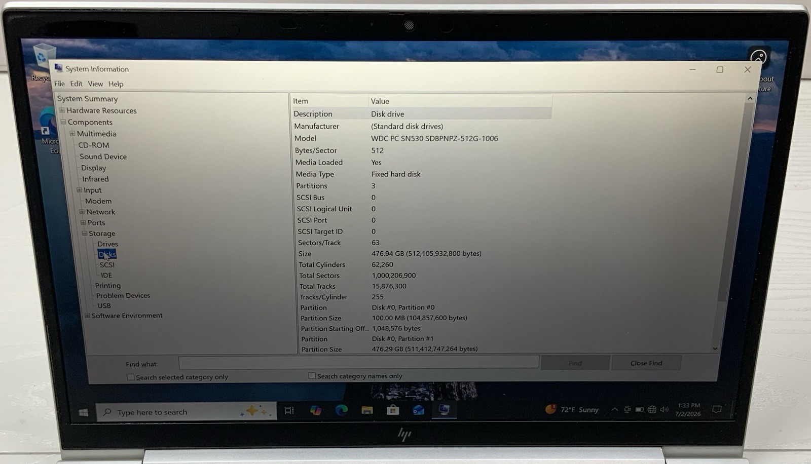 HP EliteBook 840 G7 14″ Intel i5-10310U 16GB DDR4 512GB SSD | Windows 10 Pro