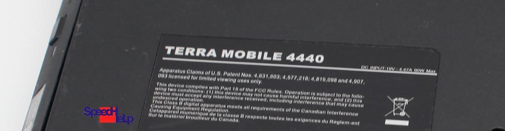 Terra Mobile 4440 Notebook Laptop Windows XP GeForce 9300 1680×1050 15.4″ Webcam
