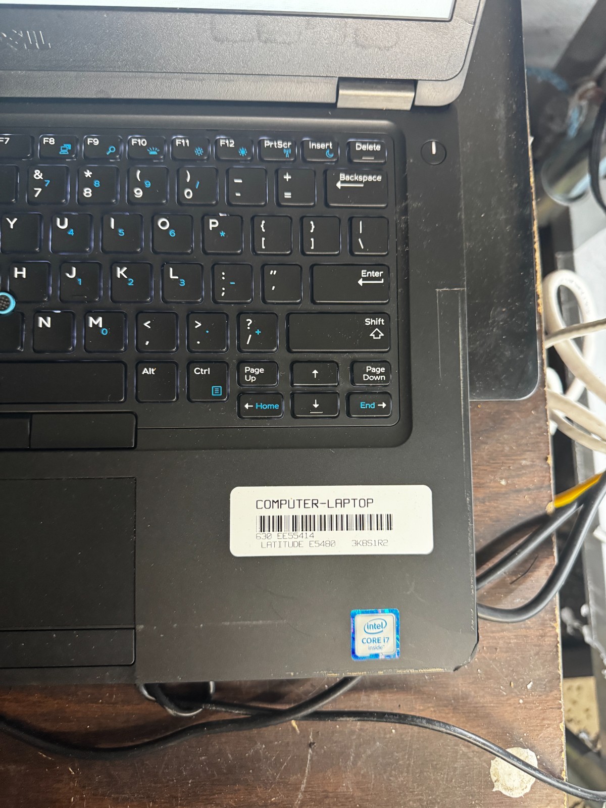 Dell Latitude 5480 Core I7-6600 Laptop For Parts/Repair #5879