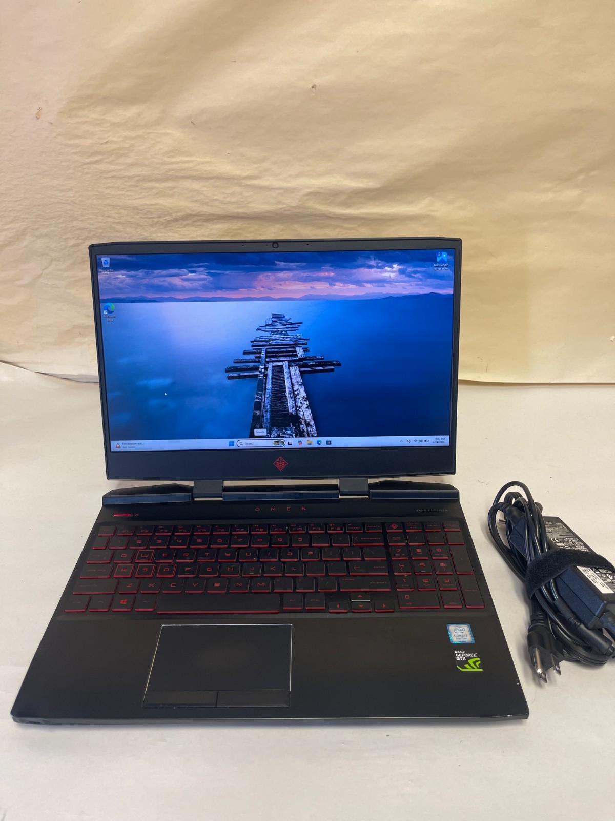 HP Omen 15 DC0XXX i7-8750H 2.2Ghz 16GB RAM 128GB NVMe 1TB HDD GTX 1050 Win11H