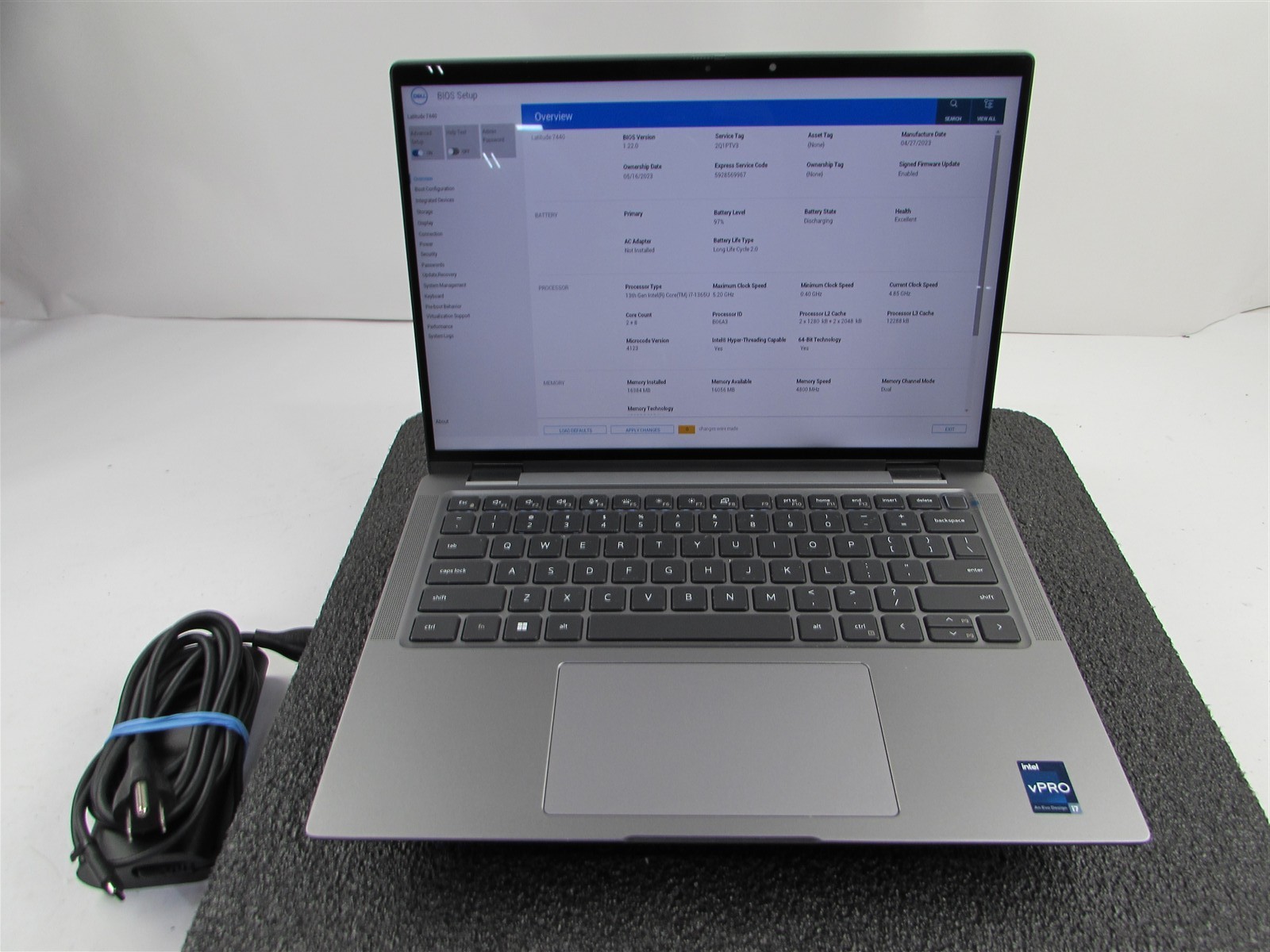 DELL LATITUDE 7440 (Convertible/2 in 1) COREI5-1345U 512GB SSD 16GB RAM NO O.S