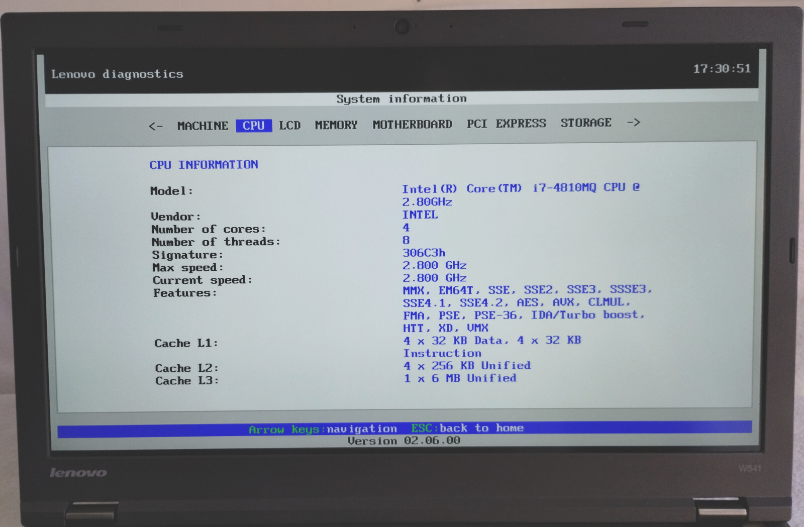 ThinkPad W541, 15″ 3K Screen, i7-4810MQ CPU, 8/16/32GB RAM, 512GB SSD, W10P Lic.
